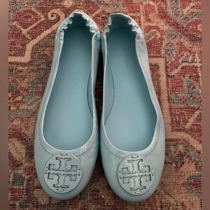 Tory Burch baby blue flats